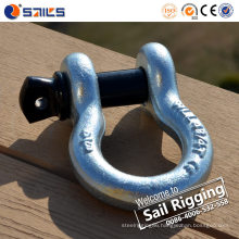 Us Type Steel Drop Forged Galvanized Screw Pin Anchor Shackle